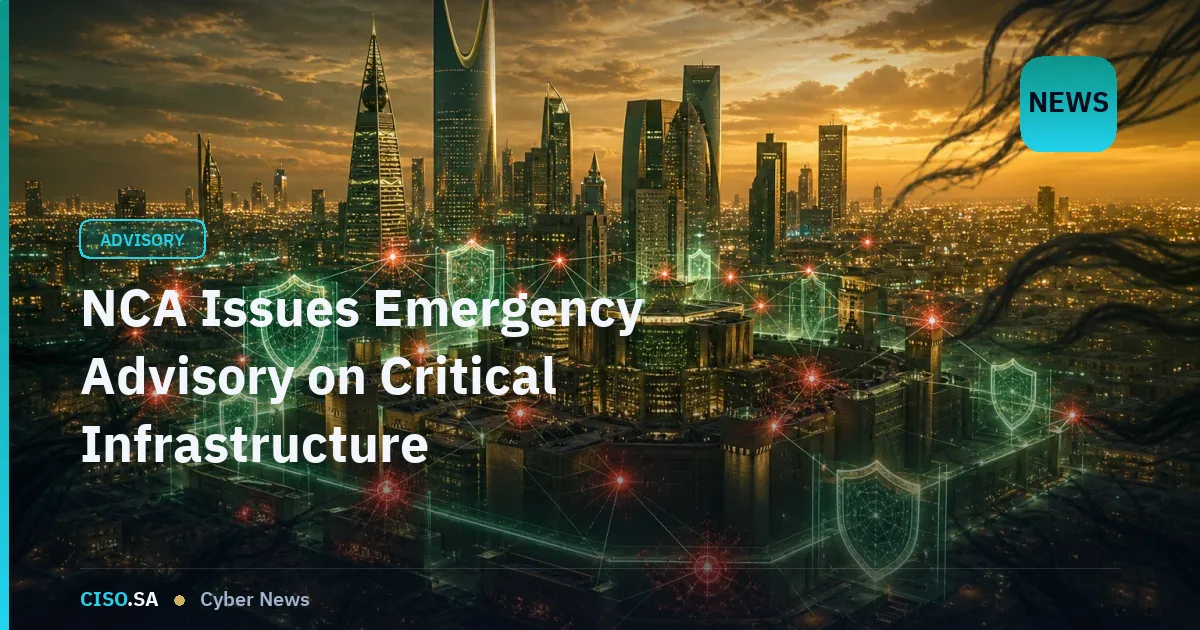 NCA Issues Emergency Advisory on Critical Infrastructure