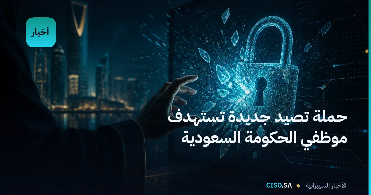 حملة تصيد جديدة تستهدف موظفي الحكومة السعودية