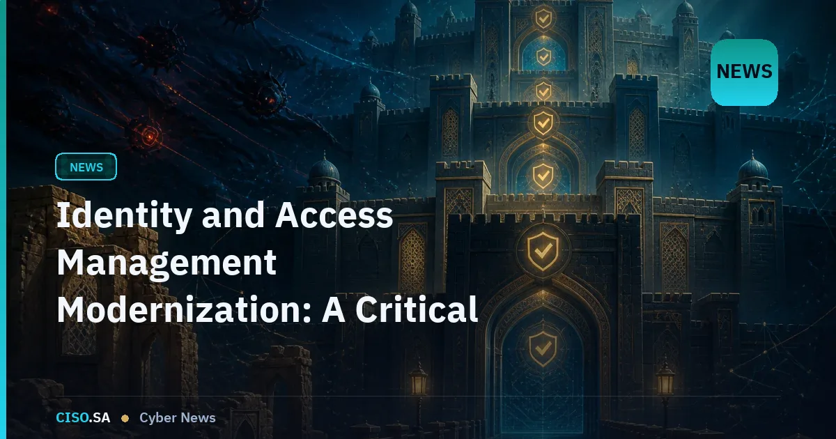 Identity and Access Management Modernization: A Critical Priority for GCC Security Leaders