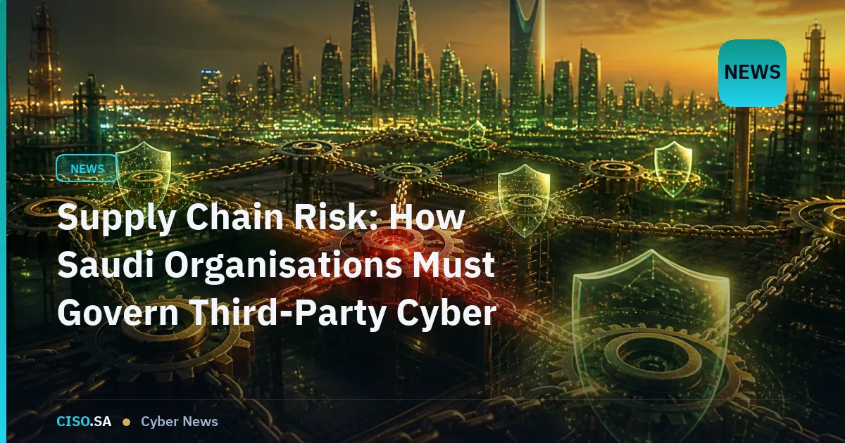 Supply Chain Risk: How Saudi Organisations Must Govern Third-Party Cyber Threats