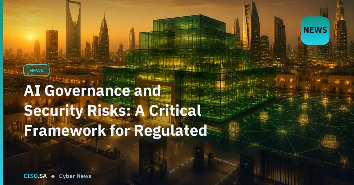 AI Governance and Security Risks: A Critical Framework for Regulated Enterprises in Saudi Arabia