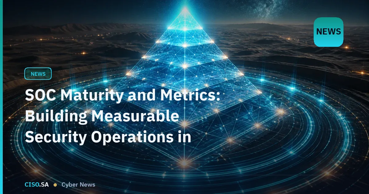 SOC Maturity and Metrics: Building Measurable Security Operations in Saudi Arabia
