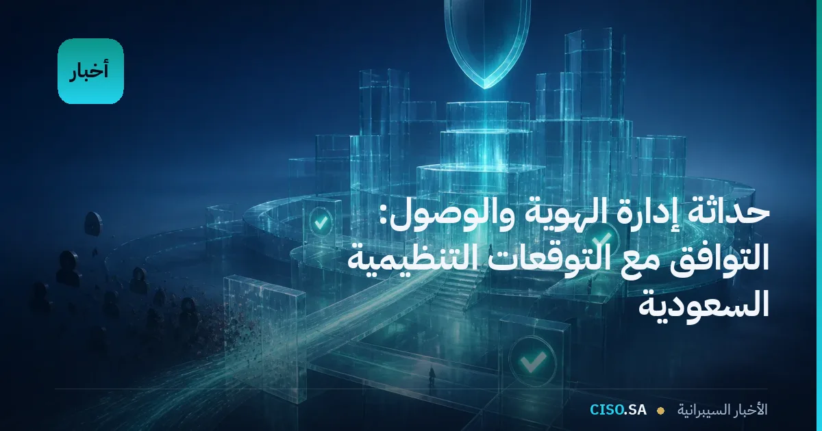 حداثة إدارة الهوية والوصول: التوافق مع التوقعات التنظيمية السعودية