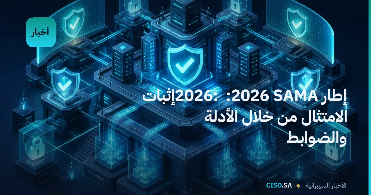 إطار SAMA للأمن السيبراني 2026: إثبات الامتثال من خلال الأدلة والضوابط