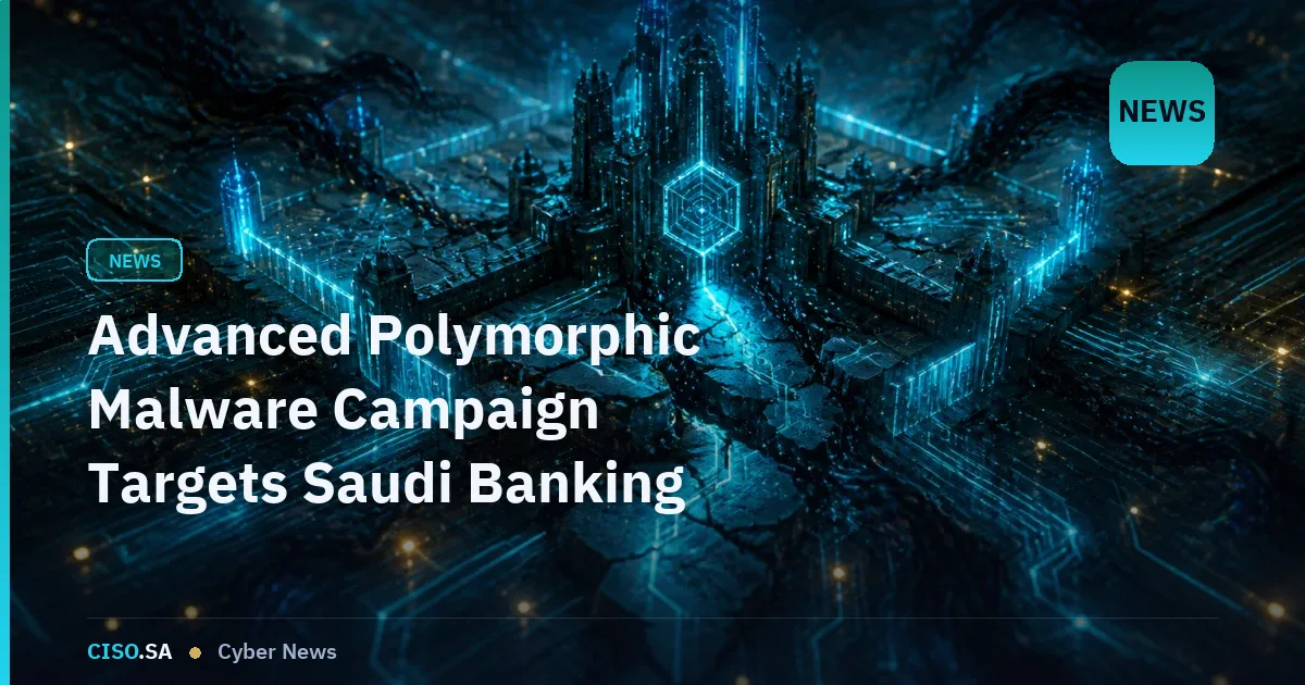 Advanced Polymorphic Malware Campaign Targets Saudi Banking Infrastructure Through Supply Chain Vulnerabilities