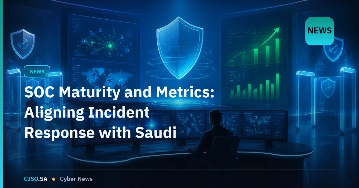 SOC Maturity and Metrics: Aligning Incident Response with Saudi Regulatory Expectations