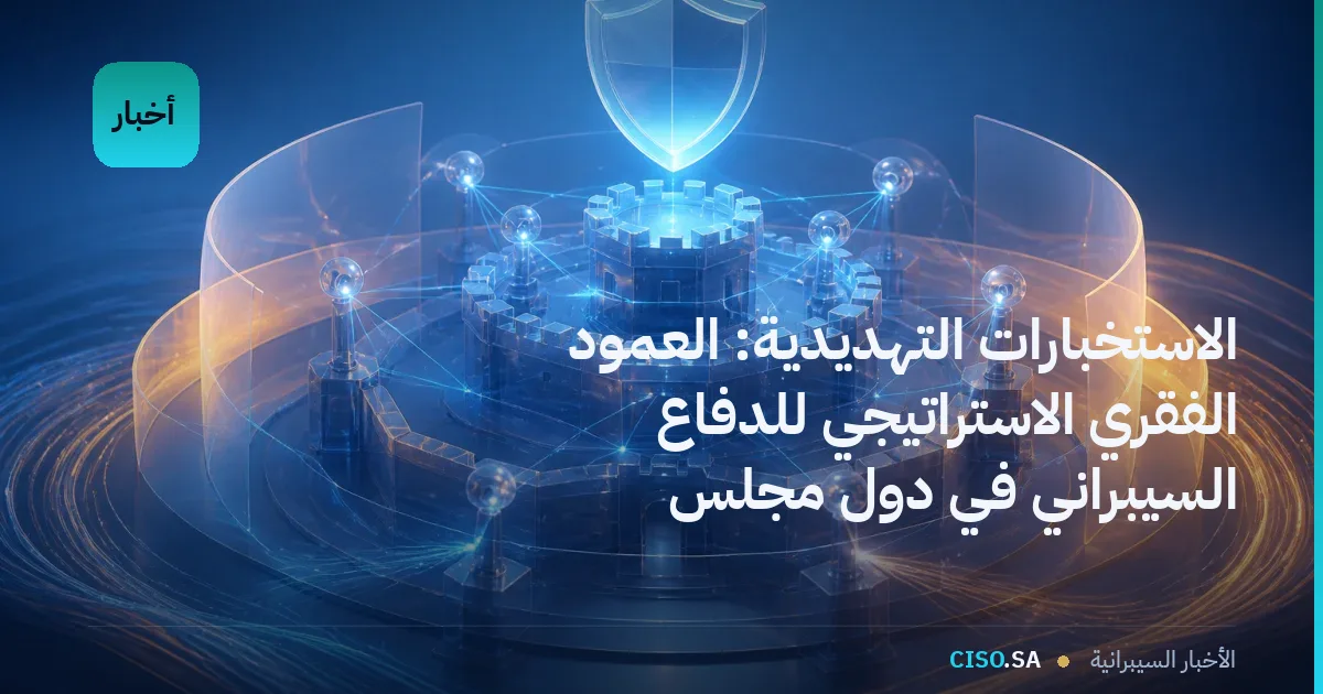 الاستخبارات التهديدية: العمود الفقري الاستراتيجي للدفاع السيبراني في دول مجلس التعاون