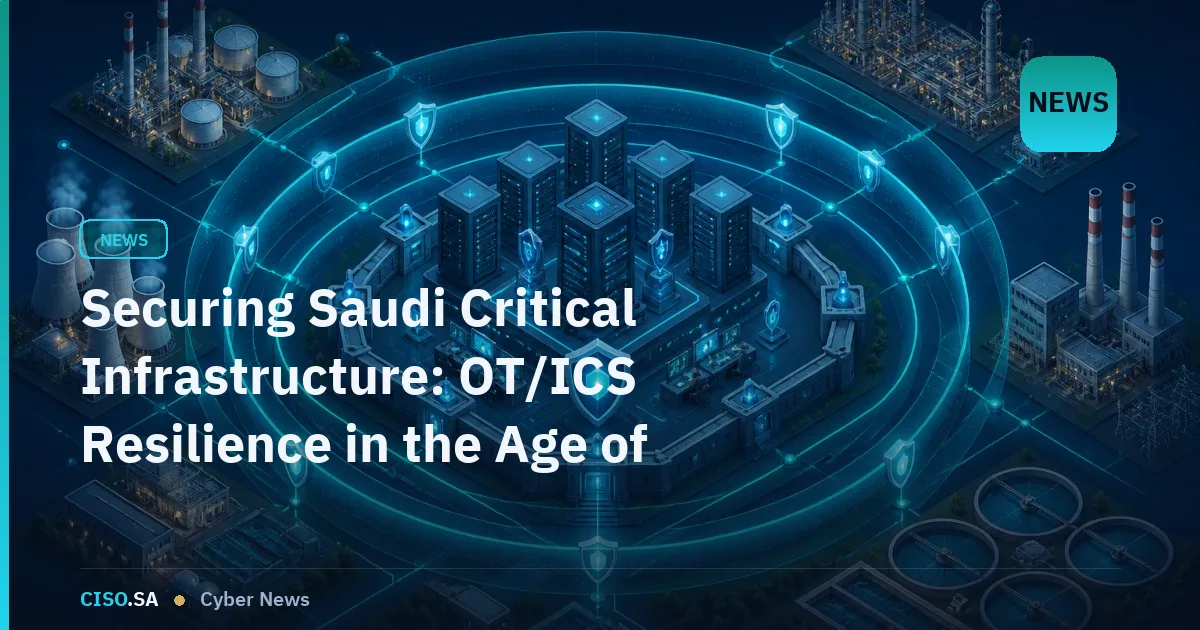 Securing Saudi Critical Infrastructure: OT/ICS Resilience in the Age of Converged Networks