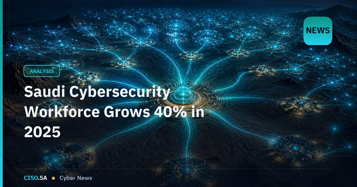 Saudi Cybersecurity Workforce Grows 40% in 2025