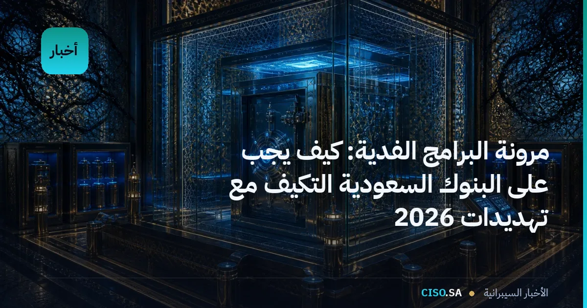 مرونة البرامج الفدية: كيف يجب على البنوك السعودية التكيف مع تهديدات 2026