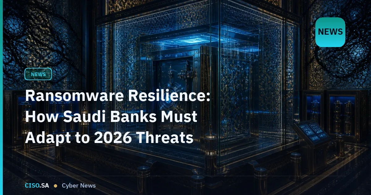 Ransomware Resilience: How Saudi Banks Must Adapt to 2026 Threats