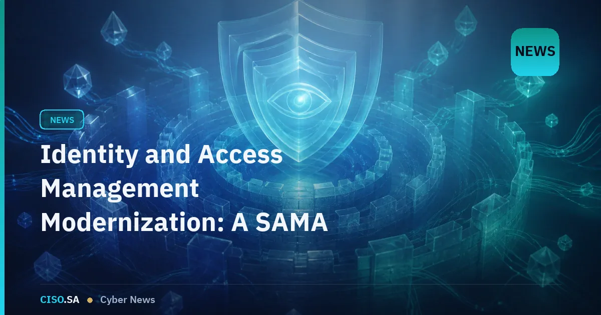 Identity and Access Management Modernization: A SAMA CSF Imperative for GCC Security Leaders