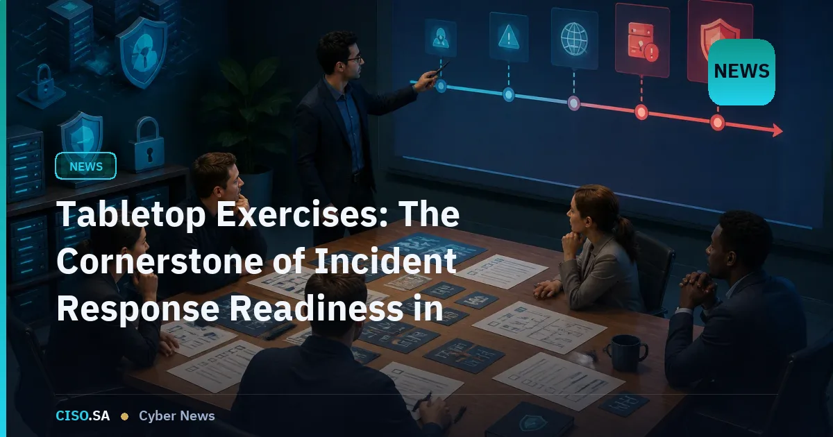 Tabletop Exercises: The Cornerstone of Incident Response Readiness in Saudi Arabia