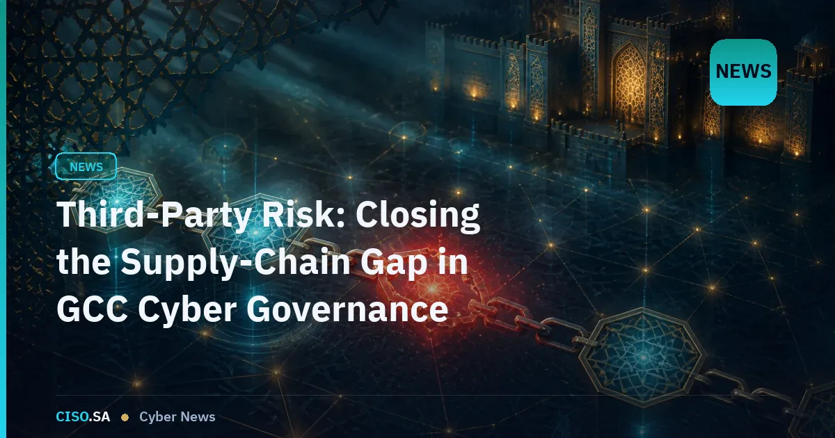 Third-Party Risk: Closing the Supply-Chain Gap in GCC Cyber Governance