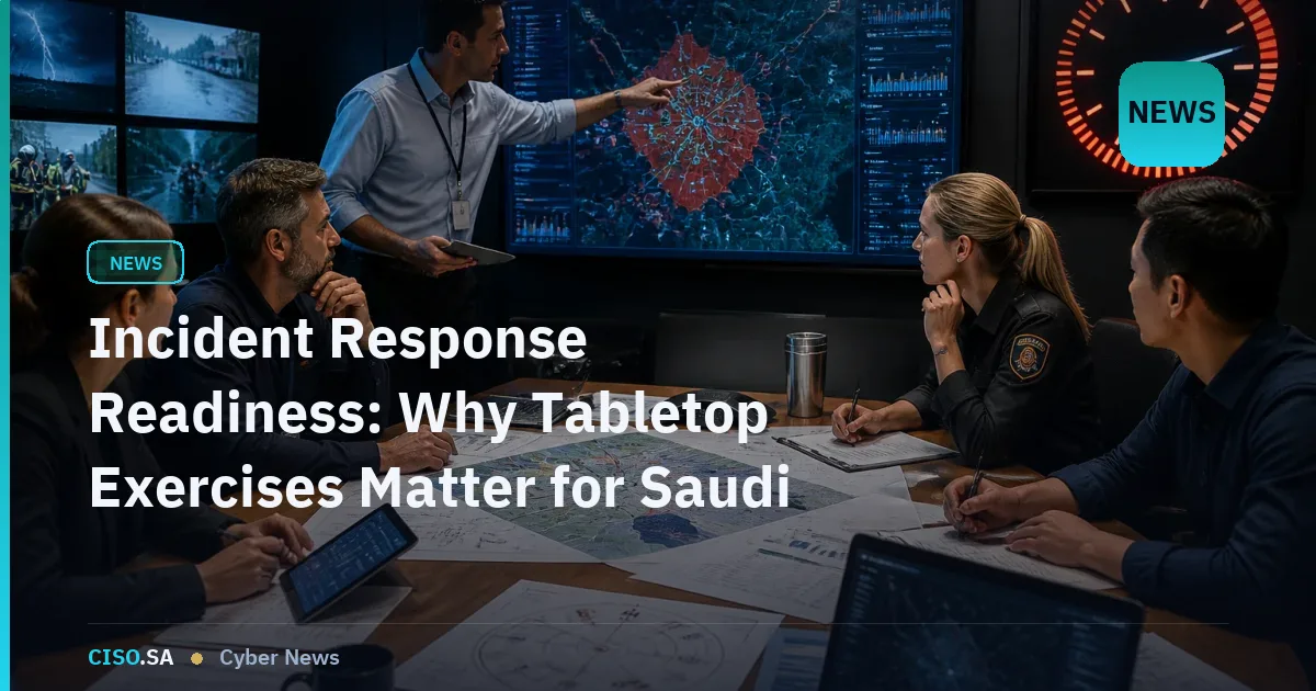 Incident Response Readiness: Why Tabletop Exercises Matter for Saudi Organizations