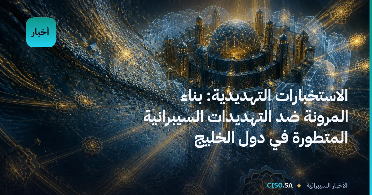 الاستخبارات التهديدية: بناء المرونة ضد التهديدات السيبرانية المتطورة في دول الخليج