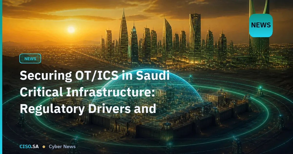 Securing OT/ICS in Saudi Critical Infrastructure: Regulatory Drivers and Practical Controls
