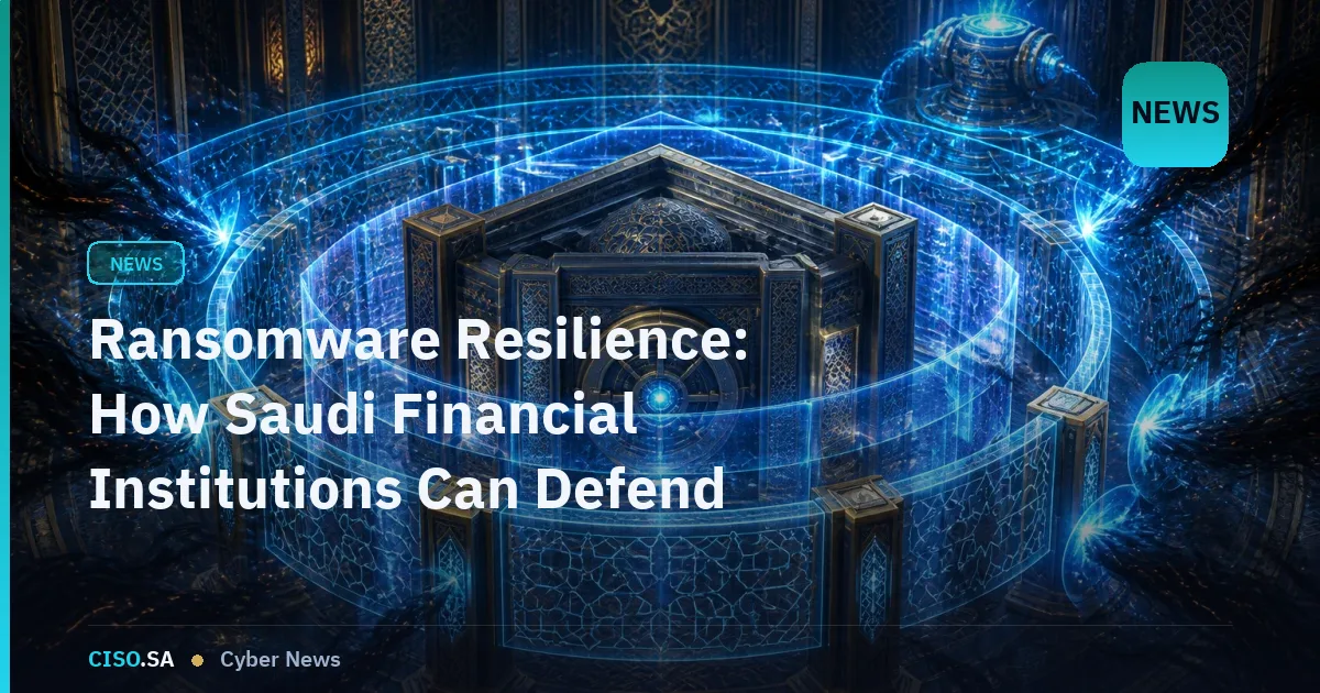 Ransomware Resilience: How Saudi Financial Institutions Can Defend Critical Assets
