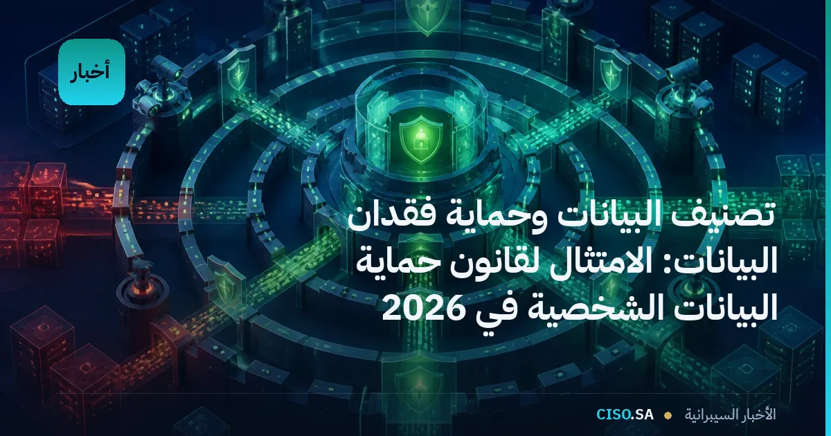 تصنيف البيانات وحماية فقدان البيانات: الامتثال لقانون حماية البيانات الشخصية في 2026