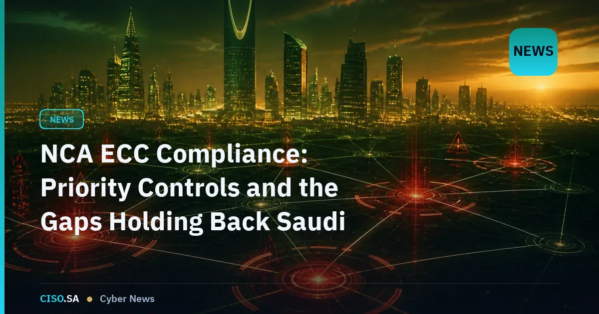 NCA ECC Compliance: Priority Controls and the Gaps Holding Back Saudi Organizations