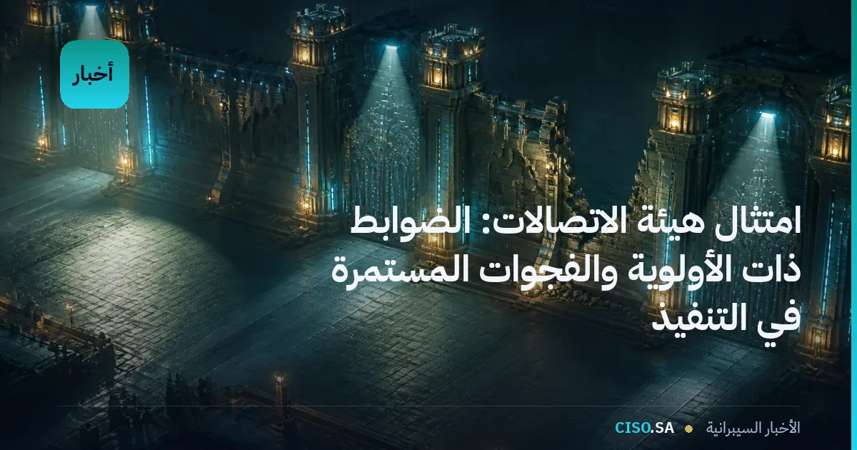 امتثال هيئة الاتصالات: الضوابط ذات الأولوية والفجوات المستمرة في التنفيذ