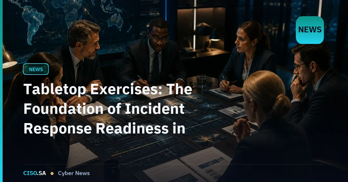 Tabletop Exercises: The Foundation of Incident Response Readiness in Saudi Arabia