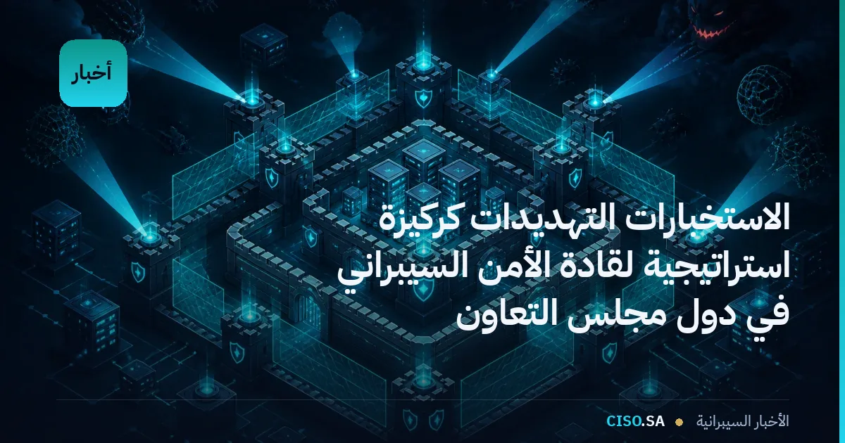 الاستخبارات التهديدات كركيزة استراتيجية لقادة الأمن السيبراني في دول مجلس التعاون