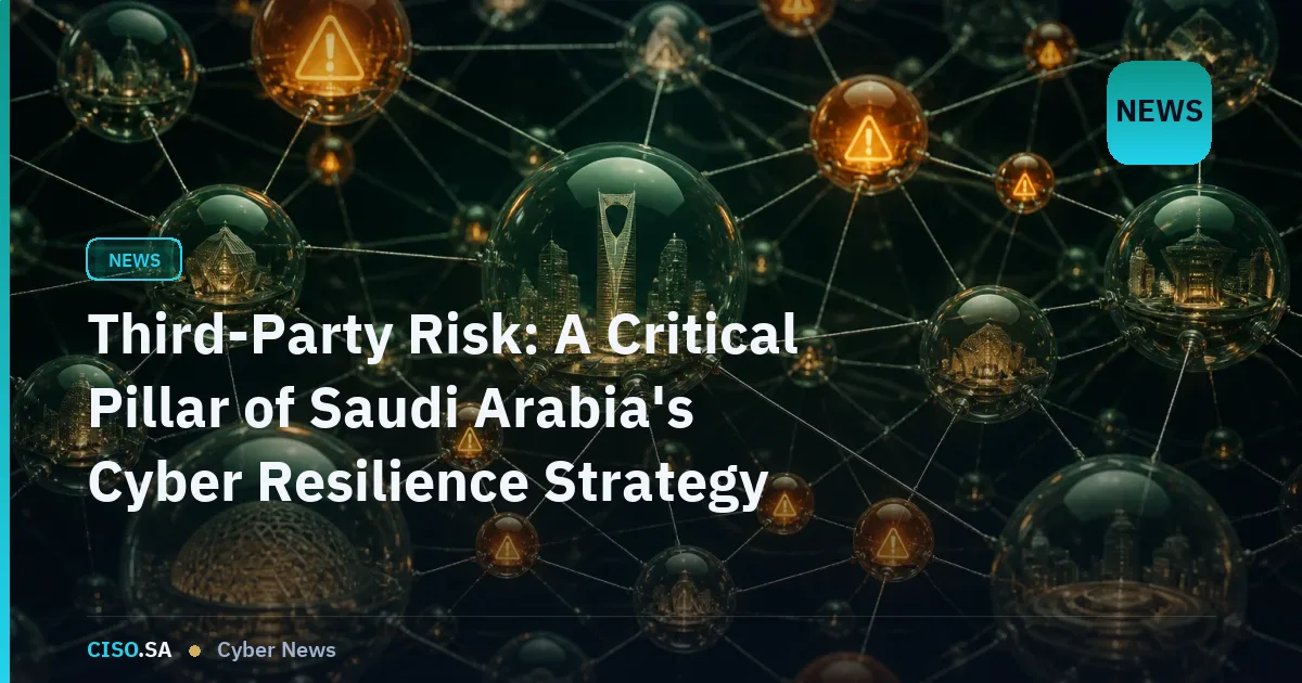 Third-Party Risk: A Critical Pillar of Saudi Arabia's Cyber Resilience Strategy