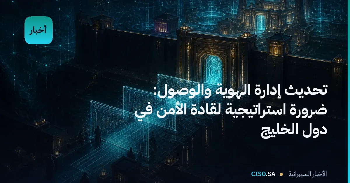تحديث إدارة الهوية والوصول: ضرورة استراتيجية لقادة الأمن في دول الخليج