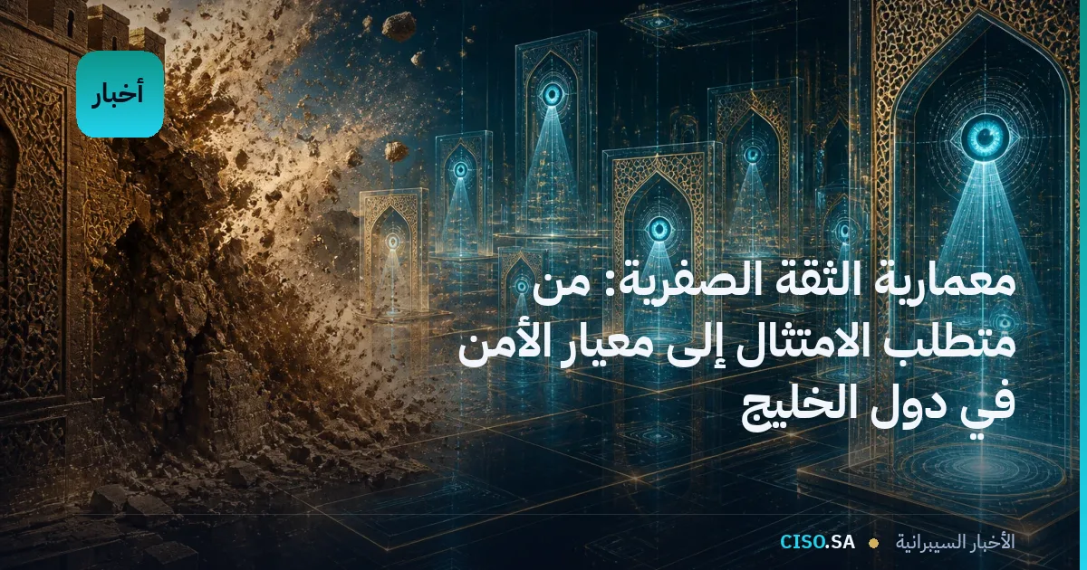 معمارية الثقة الصفرية: من متطلب الامتثال إلى معيار الأمن في دول الخليج