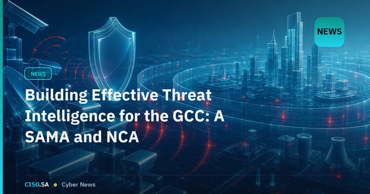 Building Effective Threat Intelligence for the GCC: A SAMA and NCA Compliance Imperative