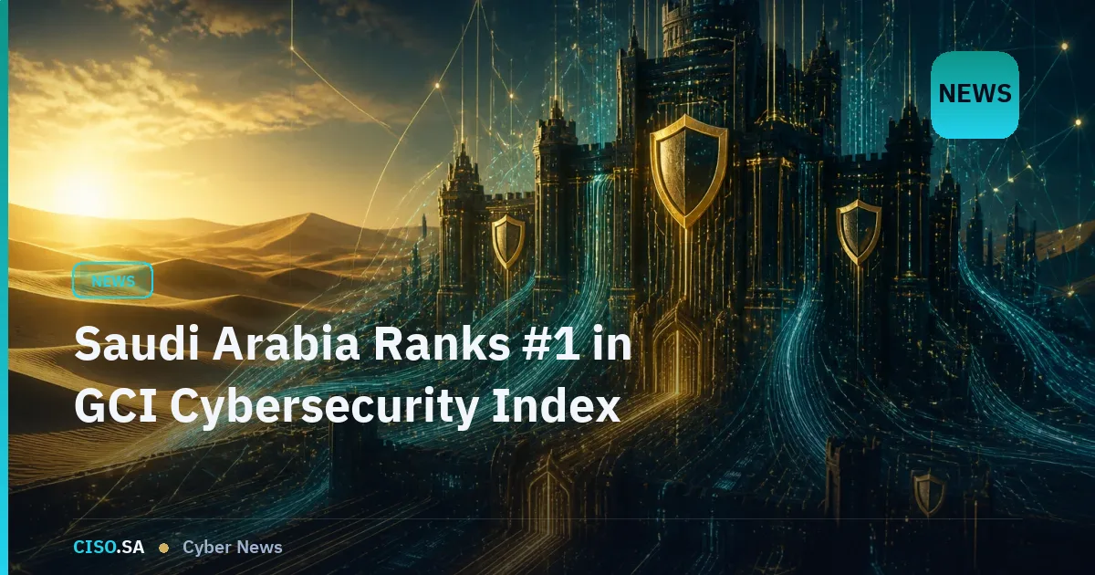 Saudi Arabia Ranks #1 in GCI Cybersecurity Index