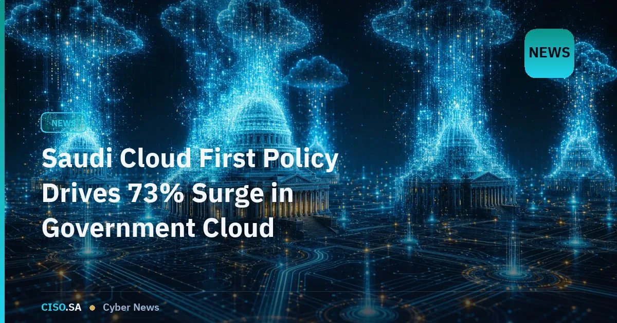 Saudi Cloud First Policy Drives 73% Surge in Government Cloud Migration Under Vision 2030 Digital Transformation