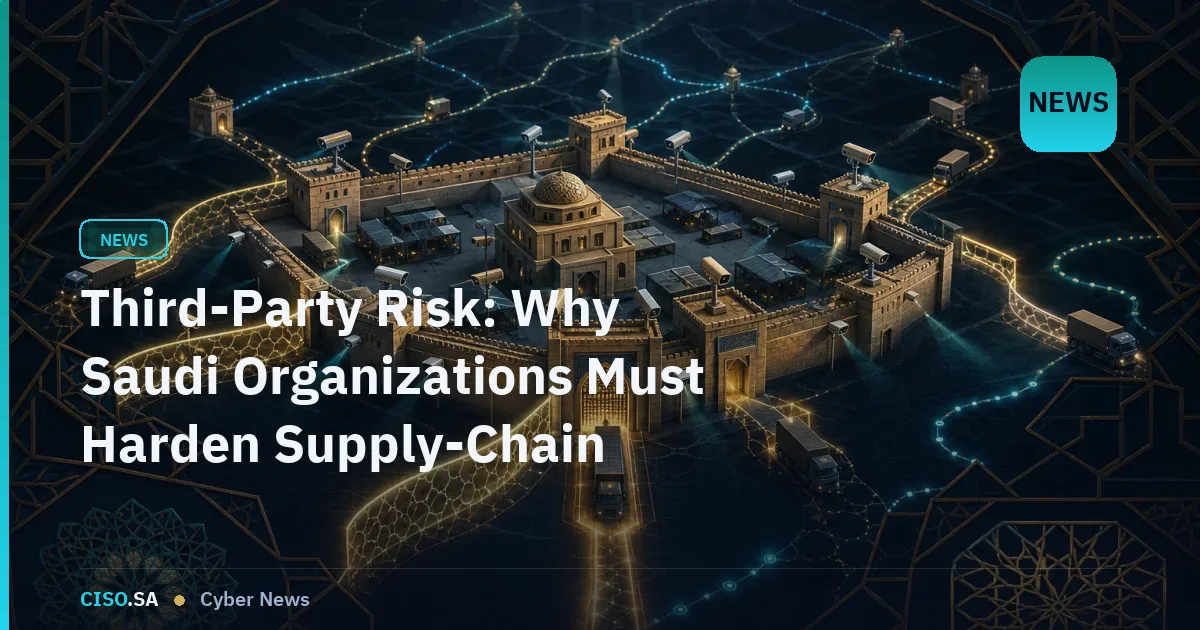 Third-Party Risk: Why Saudi Organizations Must Harden Supply-Chain Security Now