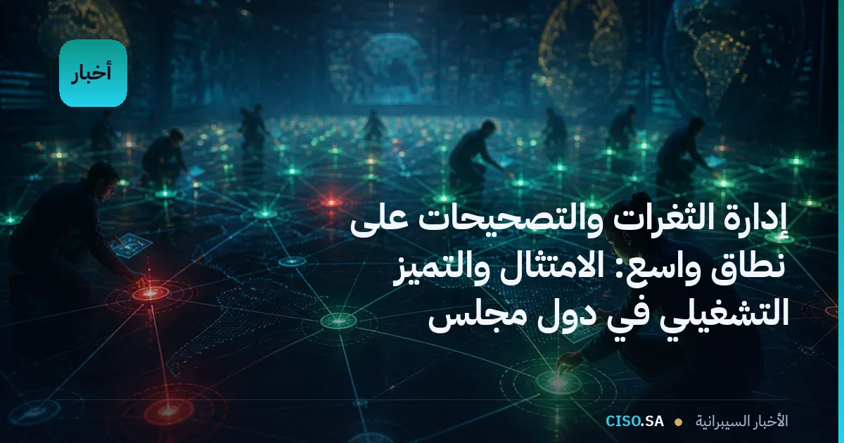 إدارة الثغرات والتصحيحات على نطاق واسع: الامتثال والتميز التشغيلي في دول مجلس التعاون