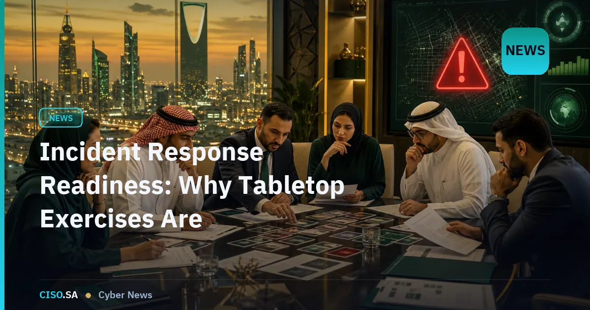 Incident Response Readiness: Why Tabletop Exercises Are Non-Negotiable for GCC Organisations