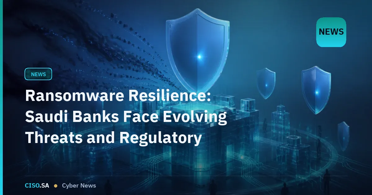 Ransomware Resilience: Saudi Banks Face Evolving Threats and Regulatory Demands