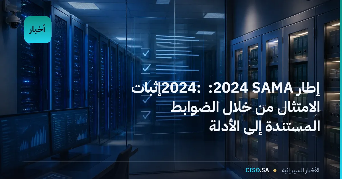 إطار SAMA للأمن السيبراني 2024: إثبات الامتثال من خلال الضوابط المستندة إلى الأدلة