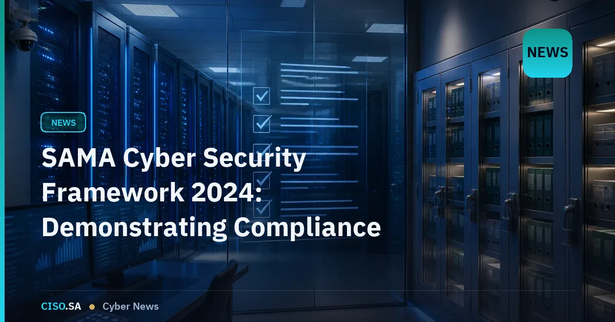 SAMA Cyber Security Framework 2024: Demonstrating Compliance Through Evidence-Based Controls