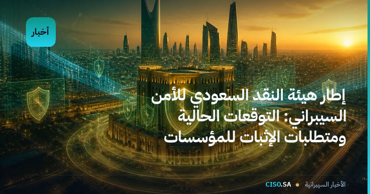 إطار هيئة النقد السعودي للأمن السيبراني: التوقعات الحالية ومتطلبات الإثبات للمؤسسات المالية السعودية