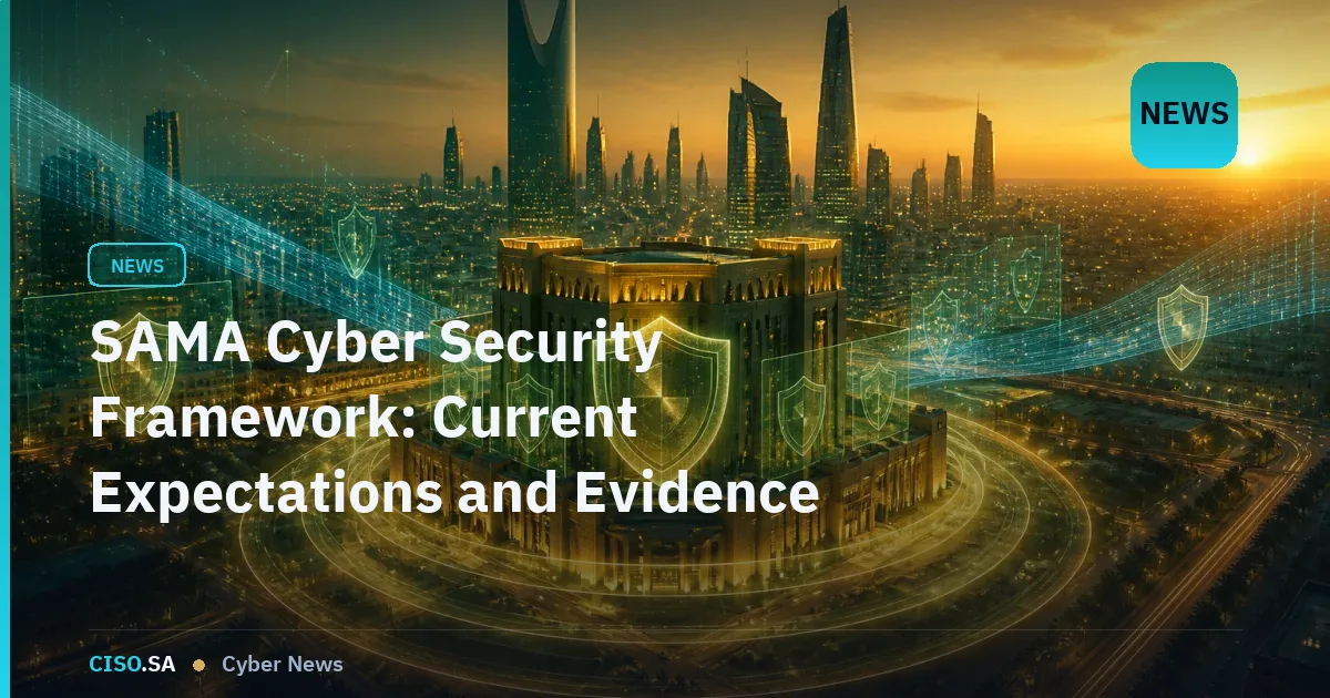 SAMA Cyber Security Framework: Current Expectations and Evidence Requirements for Saudi Financial Institutions