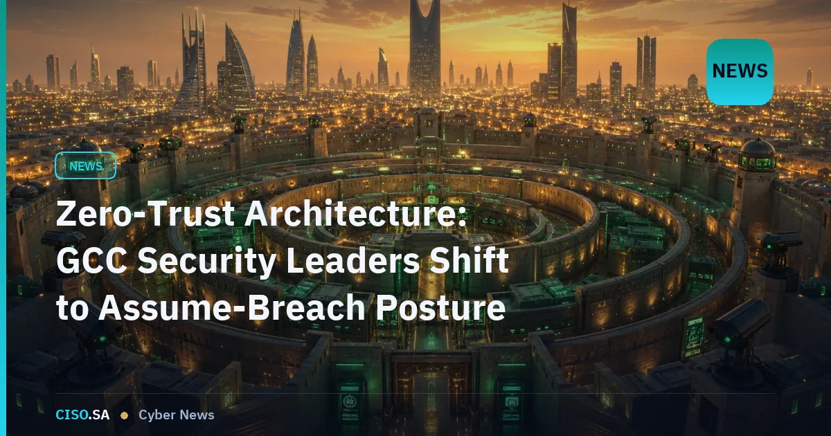 Zero-Trust Architecture: GCC Security Leaders Shift to Assume-Breach Posture