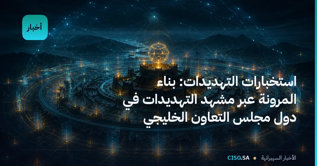 استخبارات التهديدات: بناء المرونة عبر مشهد التهديدات في دول مجلس التعاون الخليجي