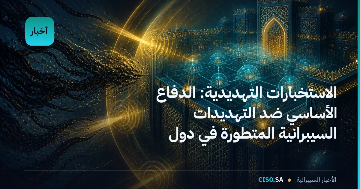 الاستخبارات التهديدية: الدفاع الأساسي ضد التهديدات السيبرانية المتطورة في دول مجلس التعاون