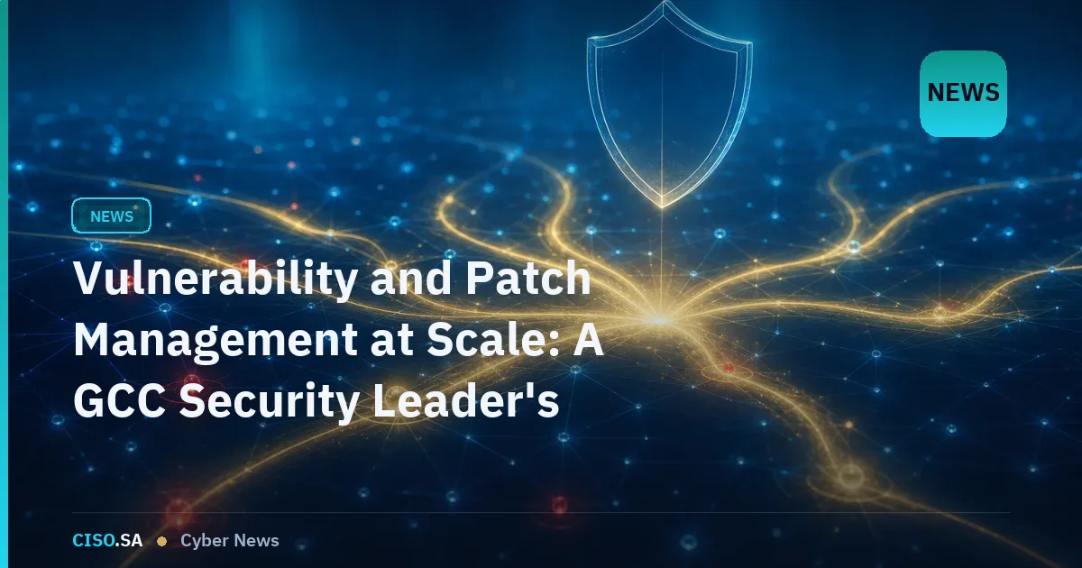 Vulnerability and Patch Management at Scale: A GCC Security Leader's Guide