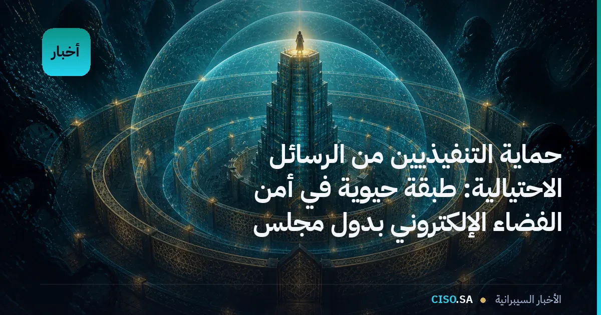 حماية التنفيذيين من الرسائل الاحتيالية: طبقة حيوية في أمن الفضاء الإلكتروني بدول مجلس التعاون