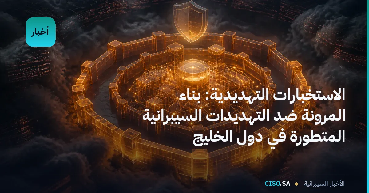 الاستخبارات التهديدية: بناء المرونة ضد التهديدات السيبرانية المتطورة في دول الخليج