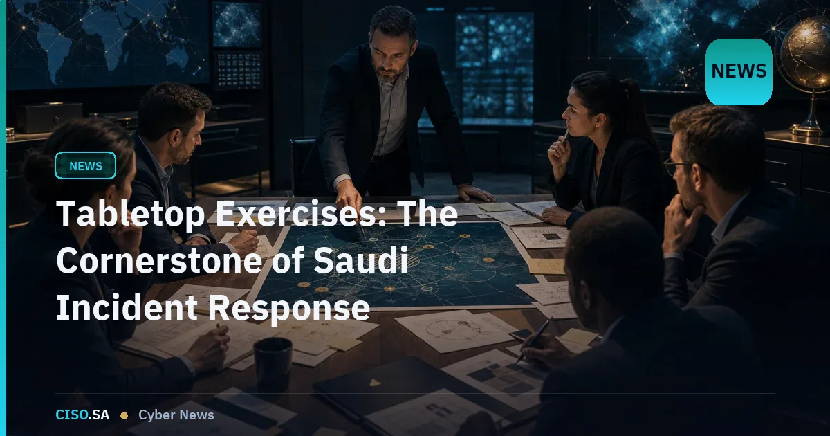 Tabletop Exercises: The Cornerstone of Saudi Incident Response Readiness