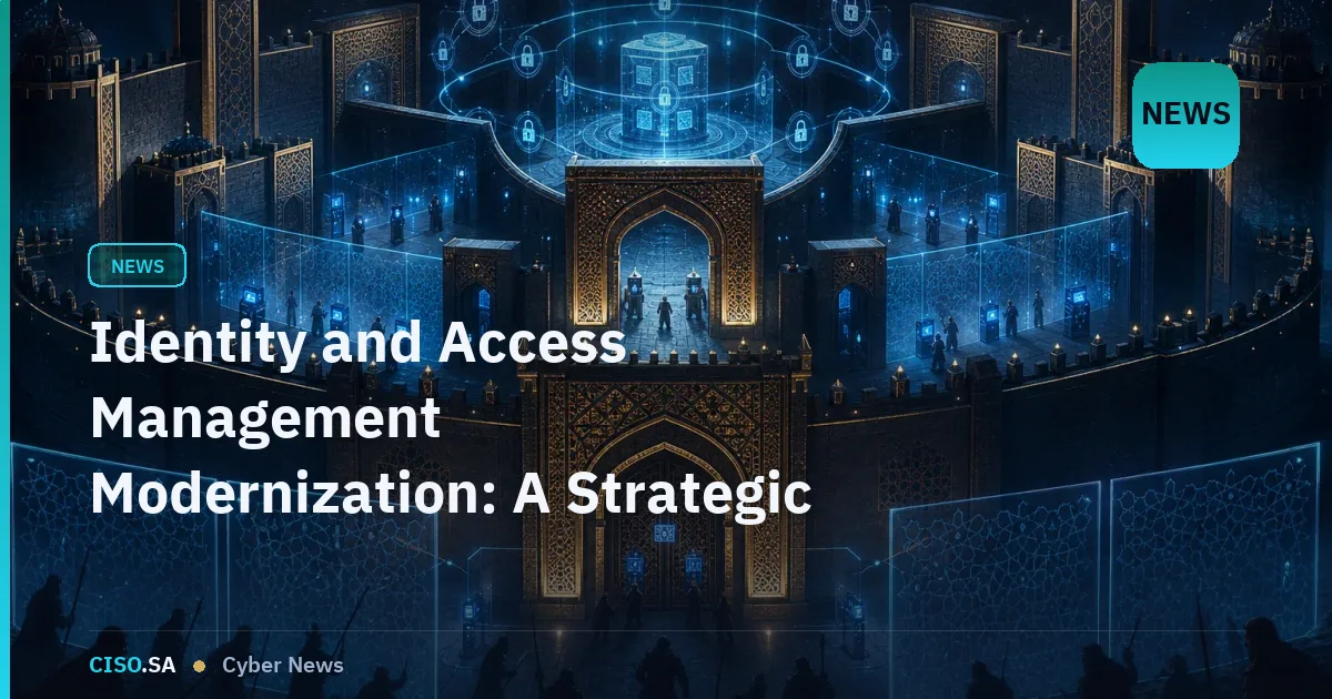 Identity and Access Management Modernization: A Strategic Imperative for Saudi Organizations in 2026