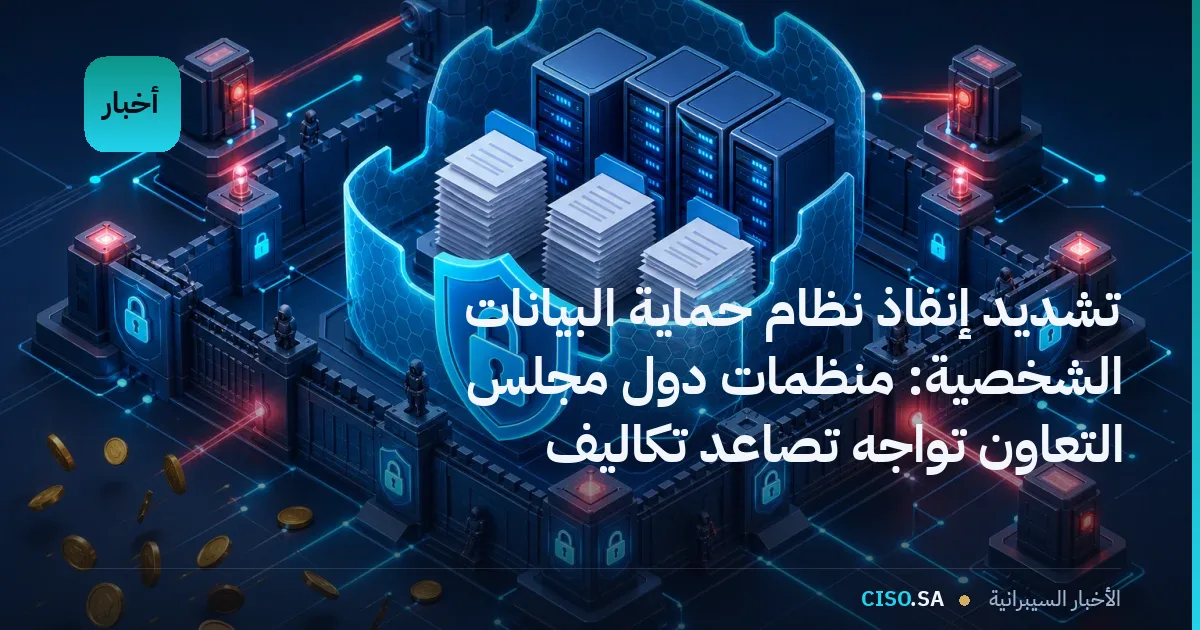 تشديد إنفاذ نظام حماية البيانات الشخصية: منظمات دول مجلس التعاون تواجه تصاعد تكاليف الامتثال